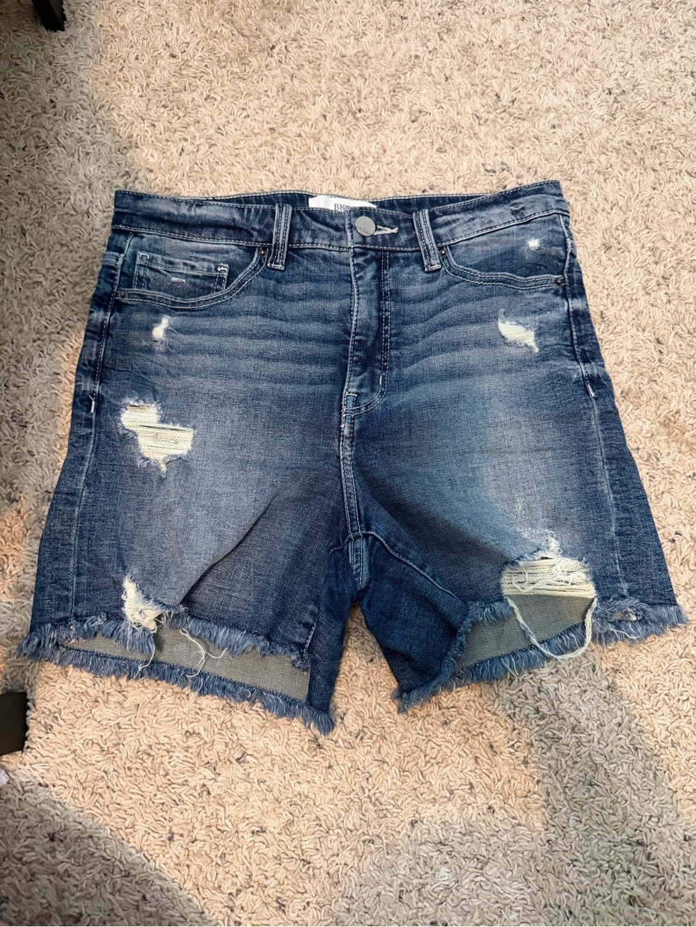 BKE parker denim shorts